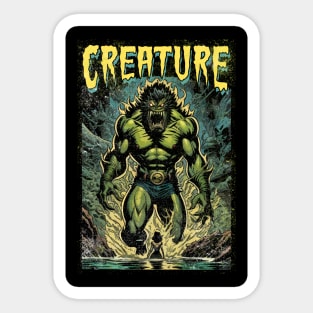 Green Creature Sticker